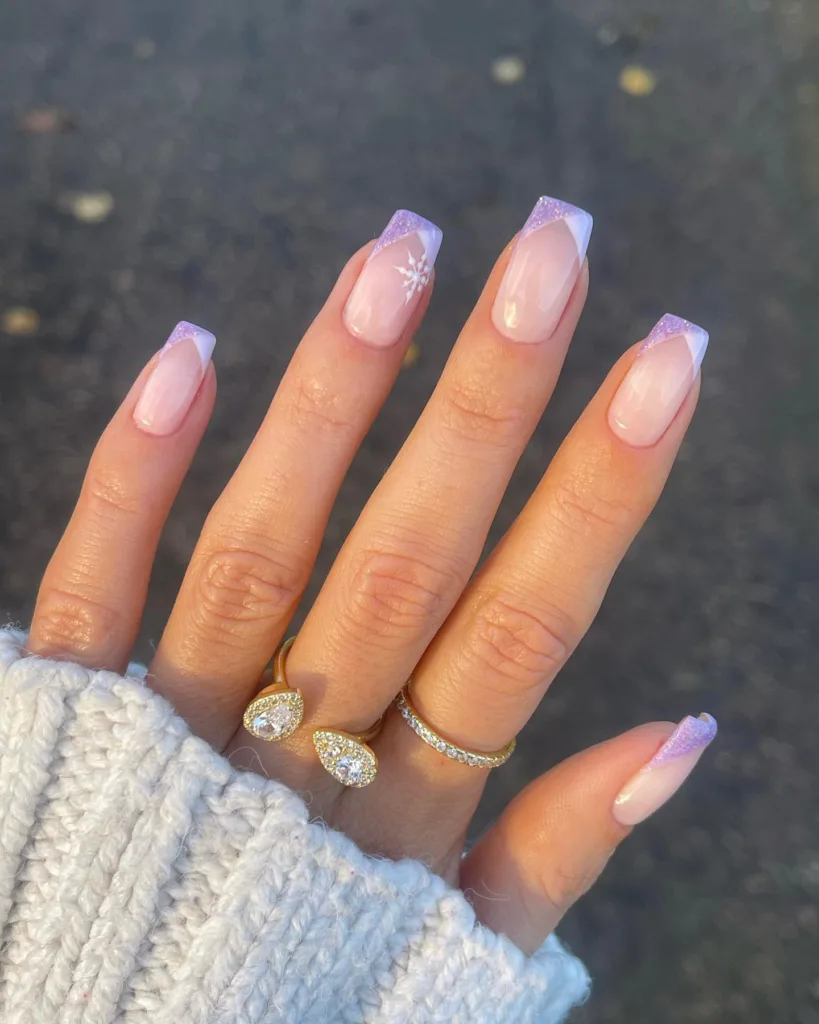 pastel lilac christmas