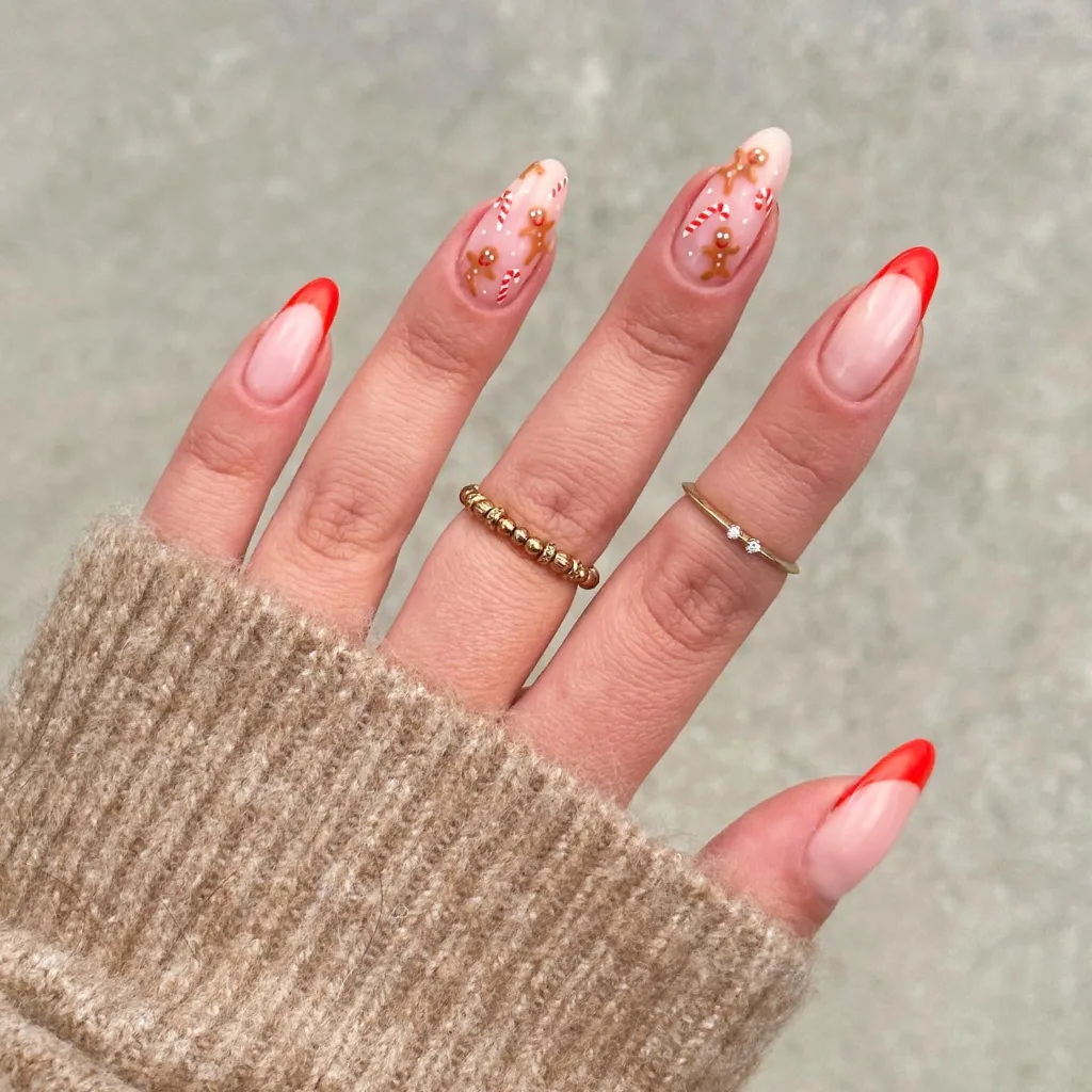 peppermint candy & gingerbread men