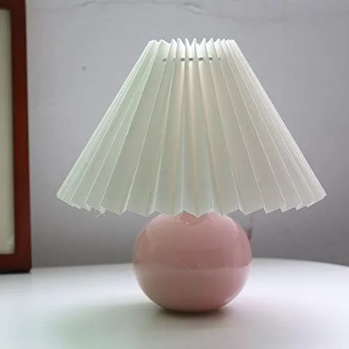 pleated table lamp