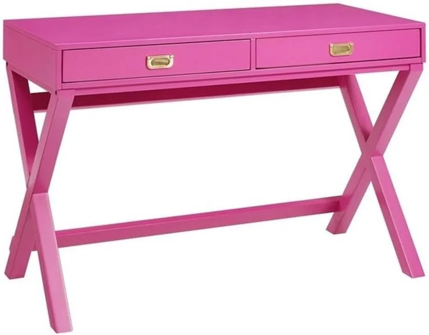 raspberry pink desk