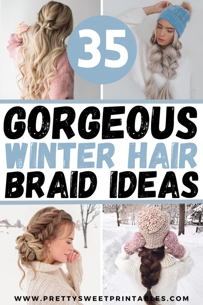 winter hair braid winter hair braid