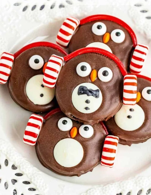 winter oreo penguins