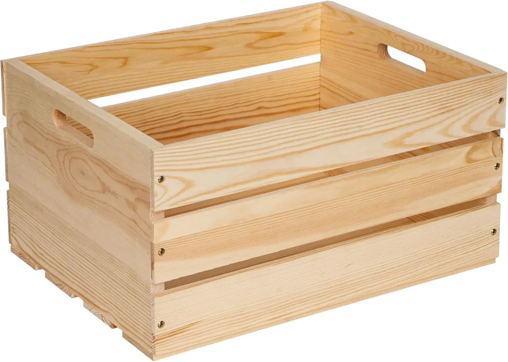 wooden crate