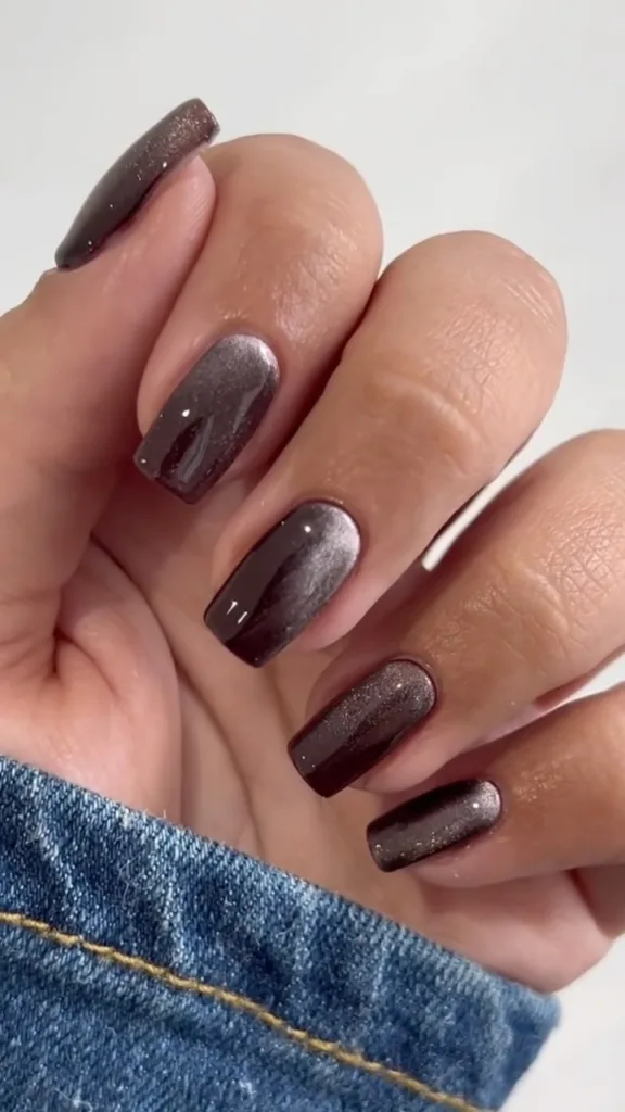 chocolate brown cat eye