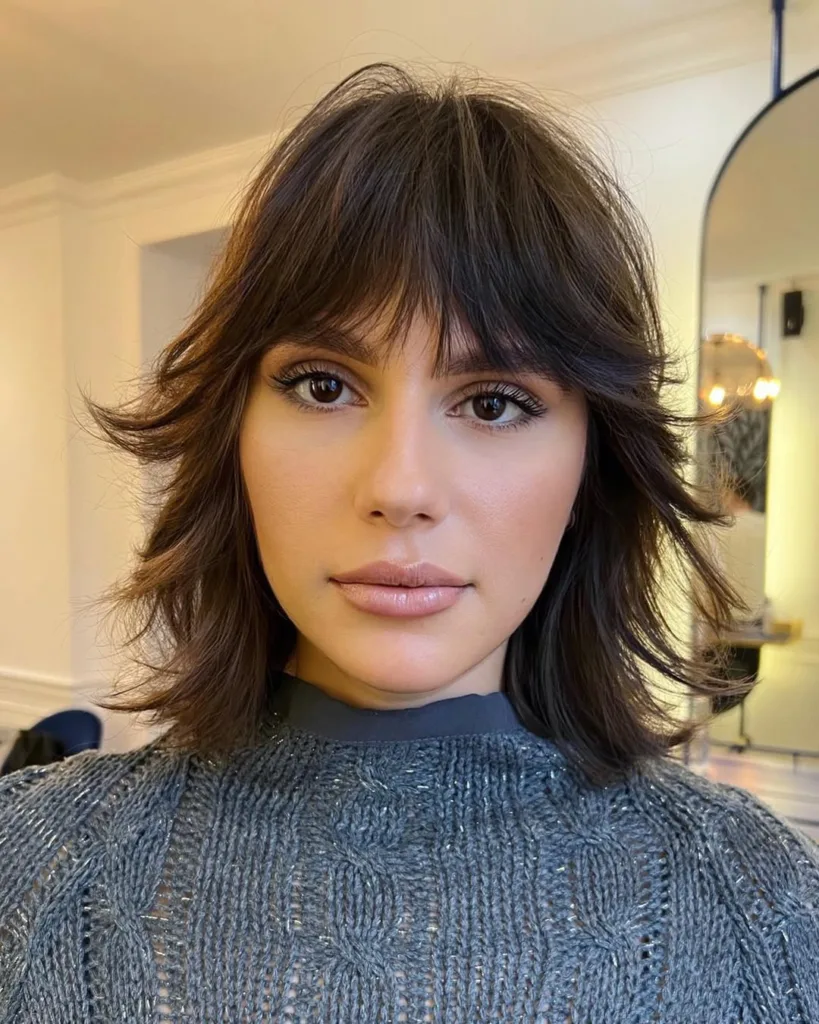 fine hair friendly wolf cut