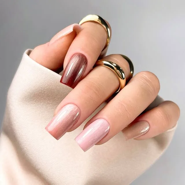 skittle cat eye nails