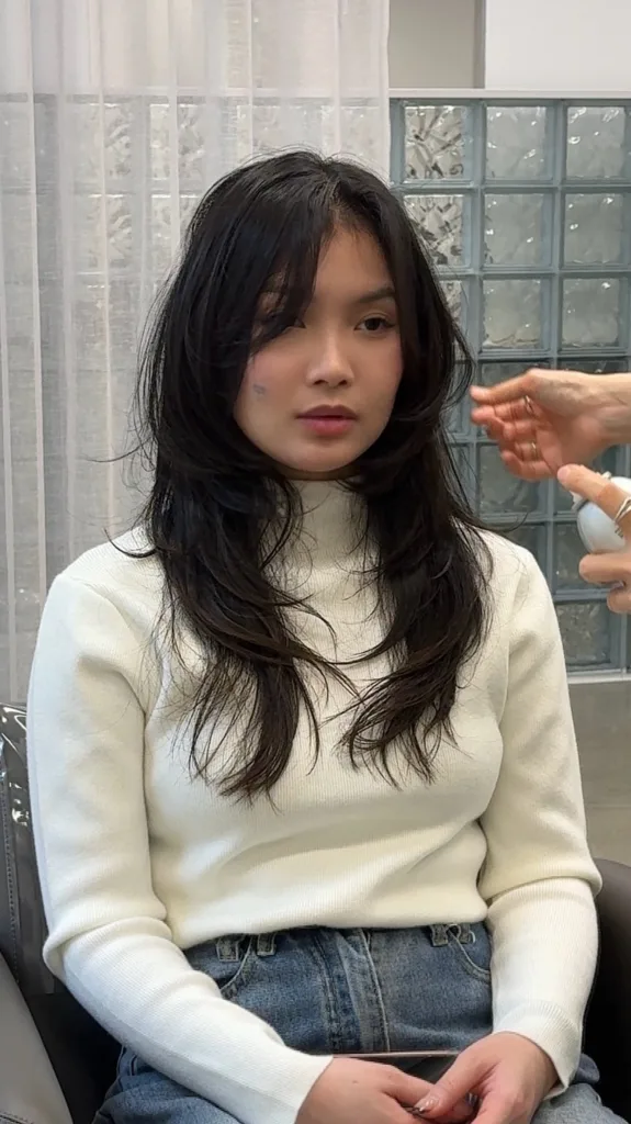 soft wolf cut for fine hair