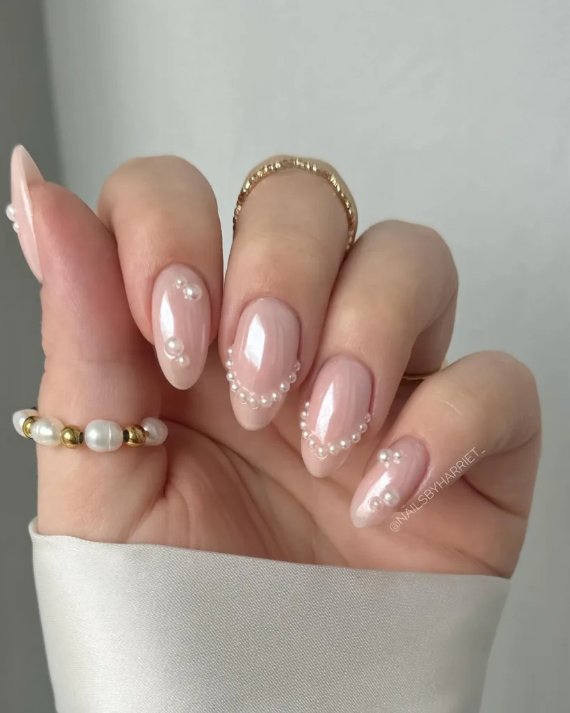 chrome with pearl accents