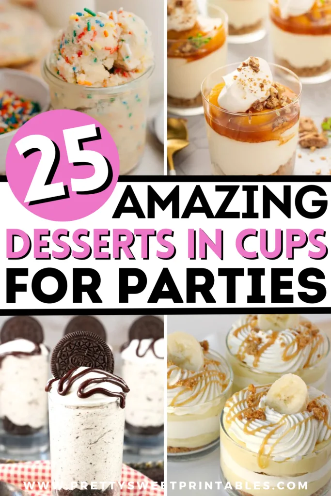 dessert cups