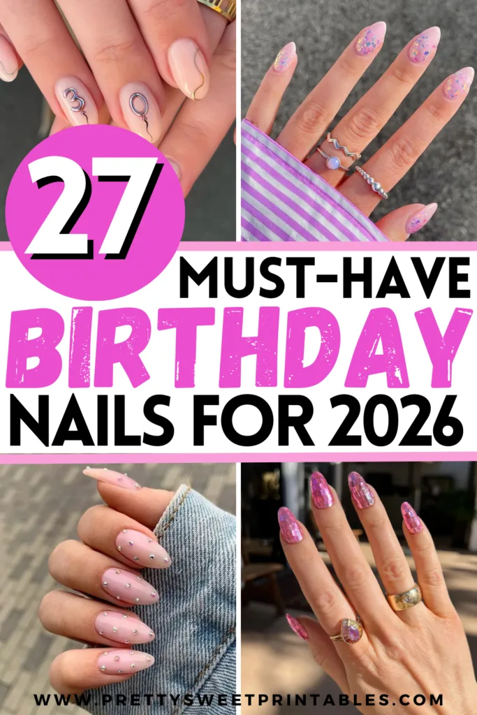 birthday nails