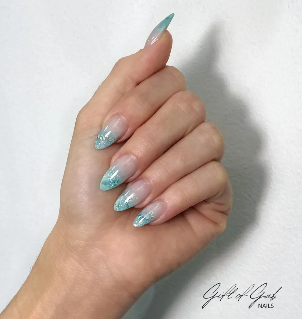 quartz turquoise tips