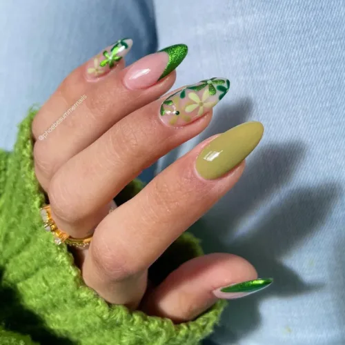 green nails featured