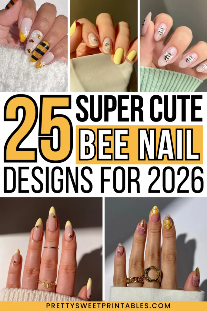 bee nail designs
