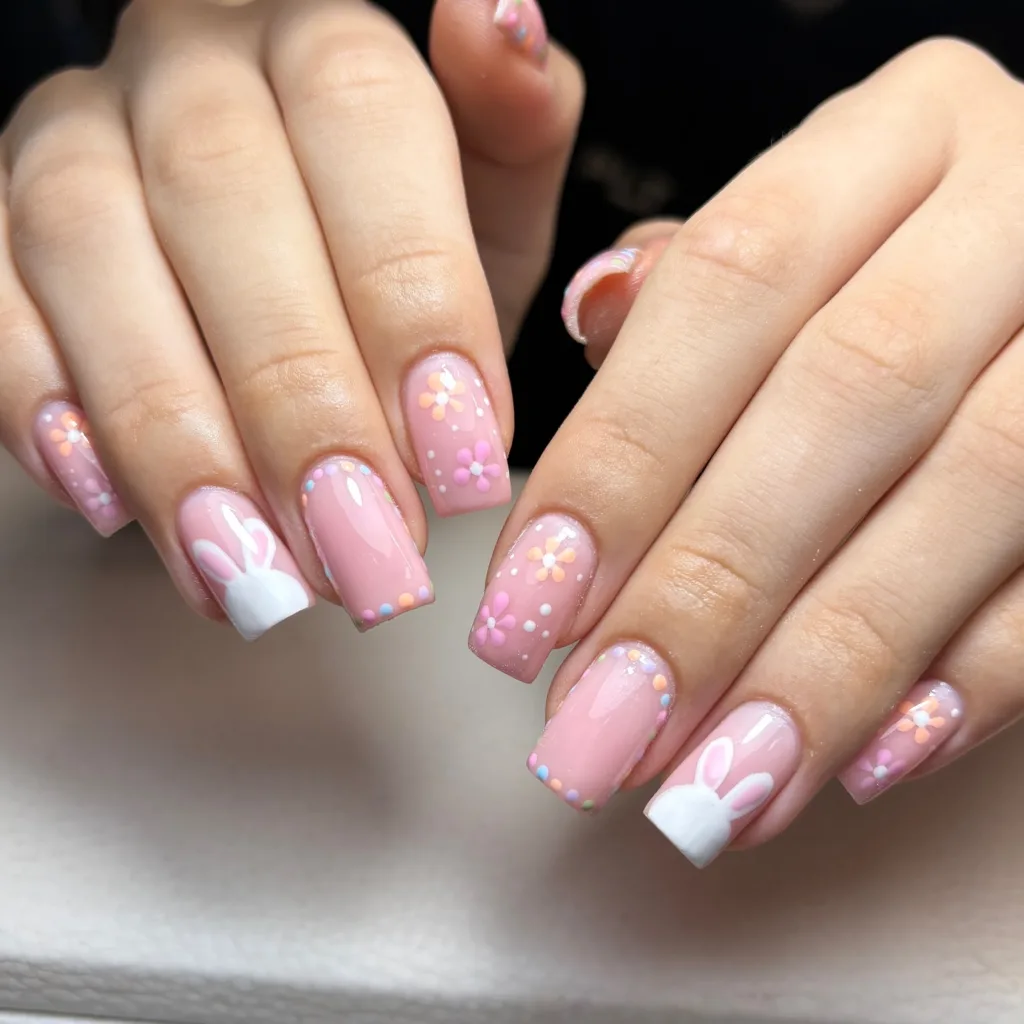 pastel daisy details