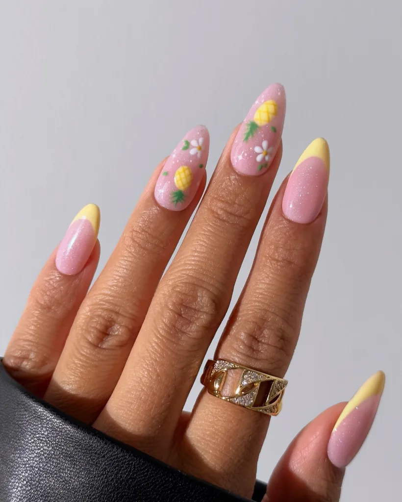 sparkly pineapples