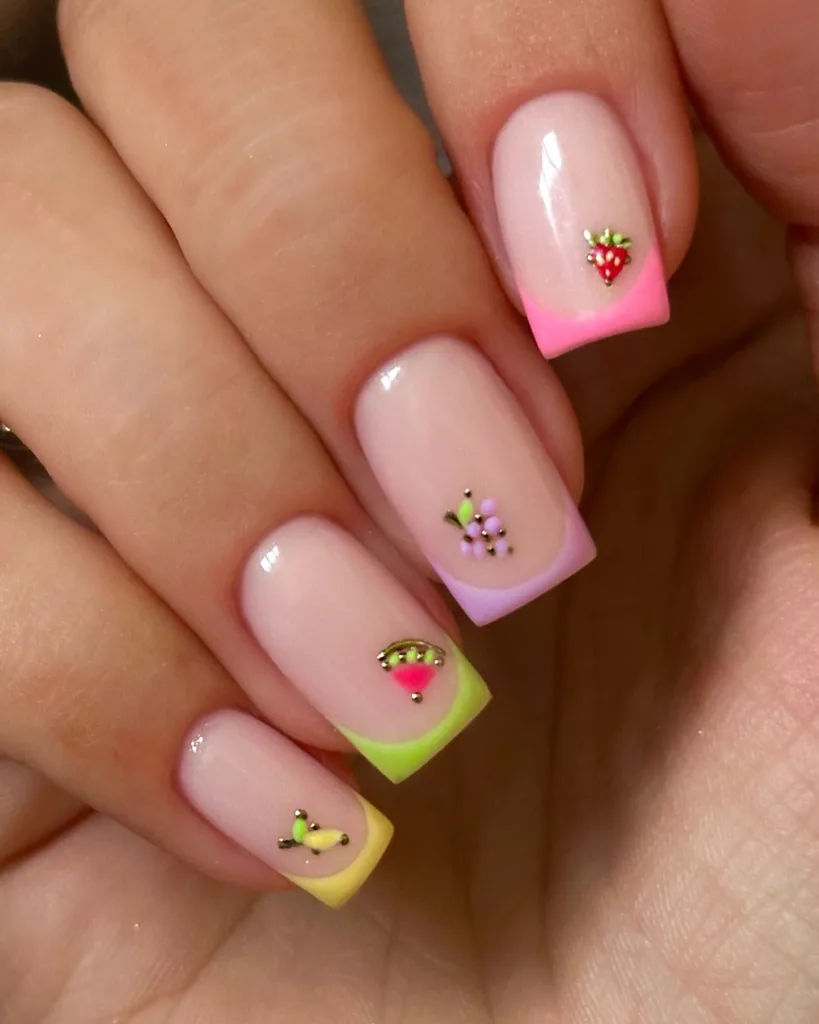tutti fruity nails