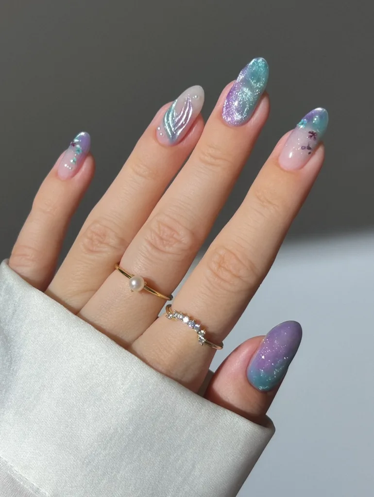 pastel shimmer mermaid