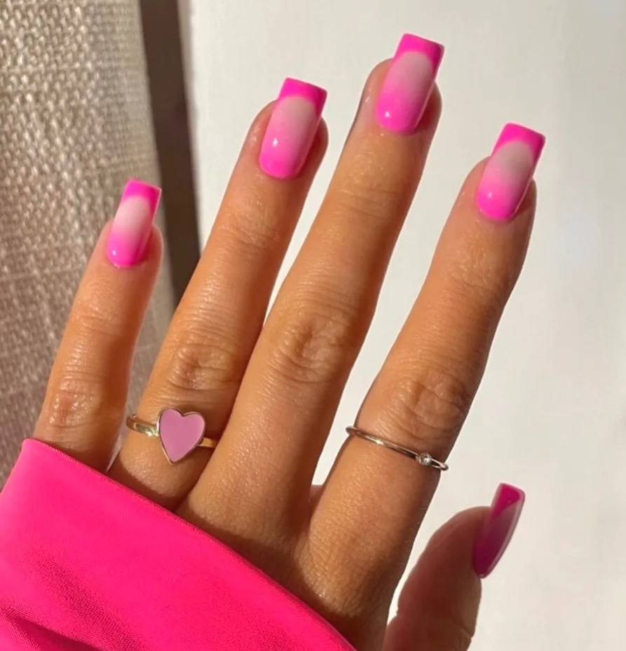 pink french fade