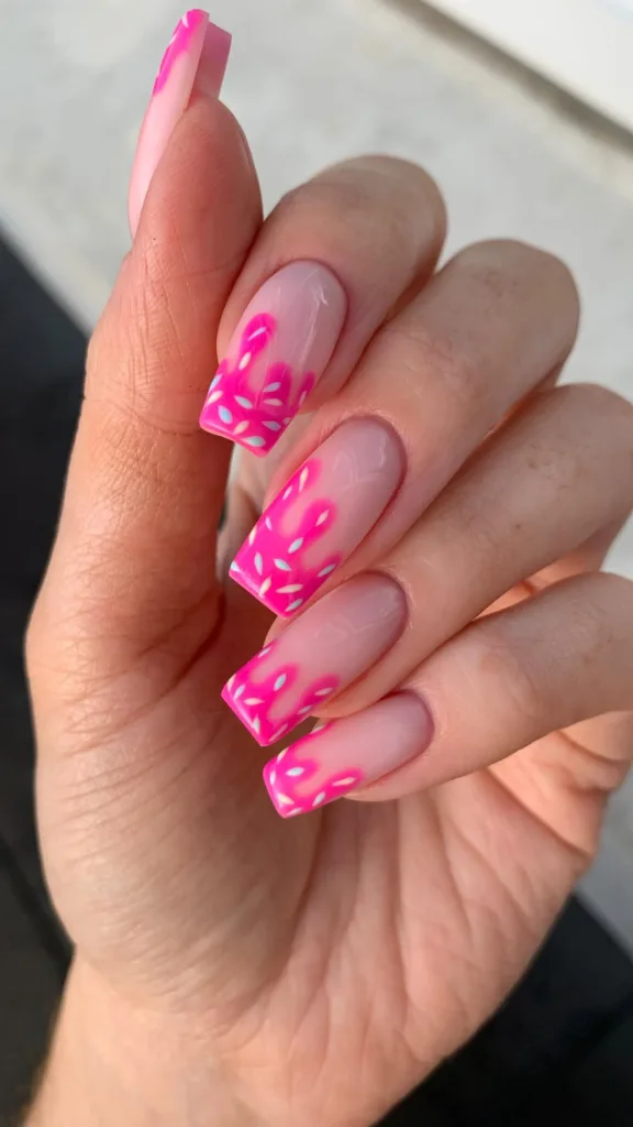 sprinkle drip nails
