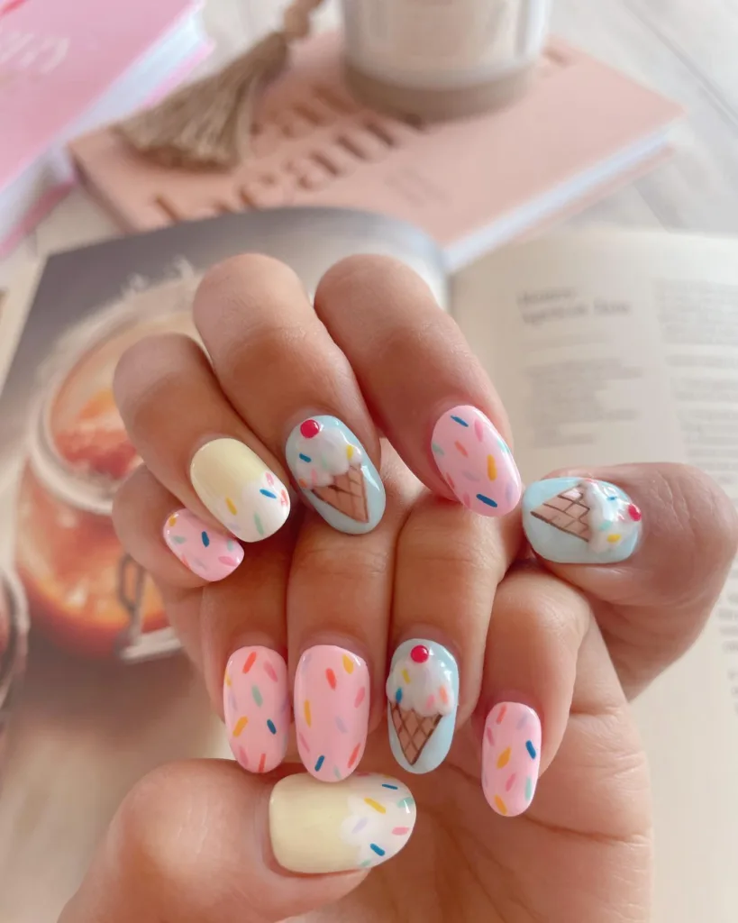 sprinkle scoop nails