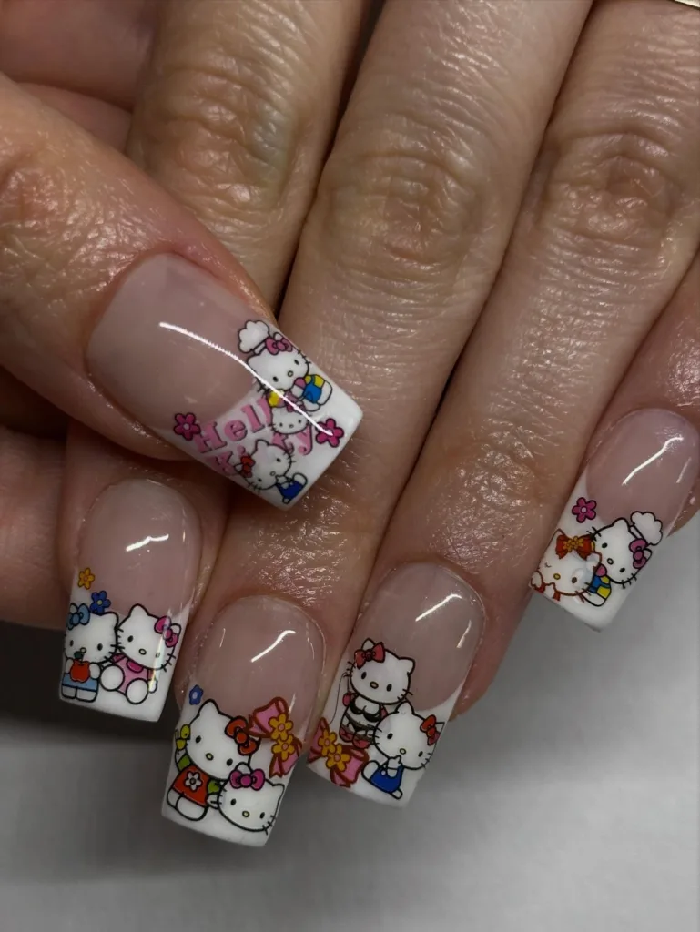 candy kitty nails