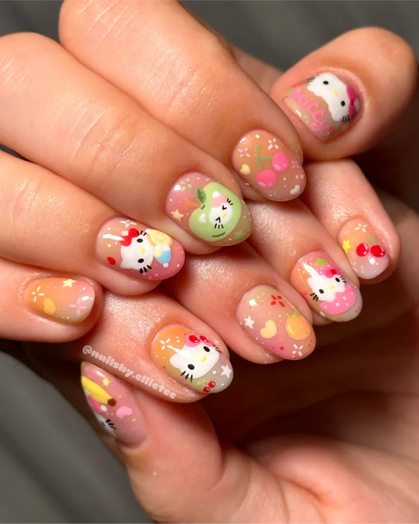 fruit friends nails