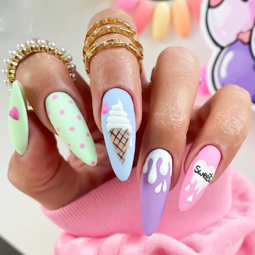 ice cream nails featured