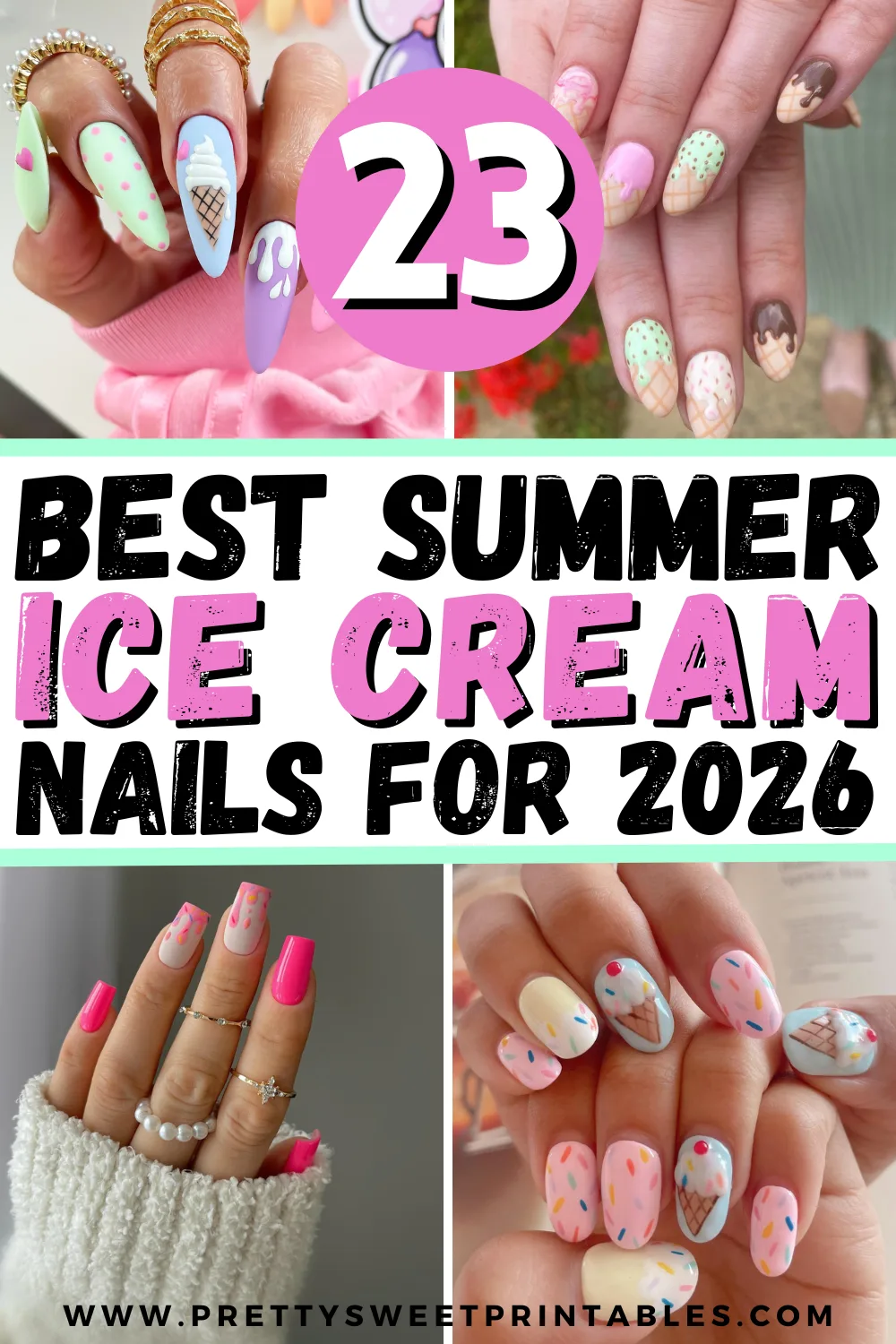 ice cream nails