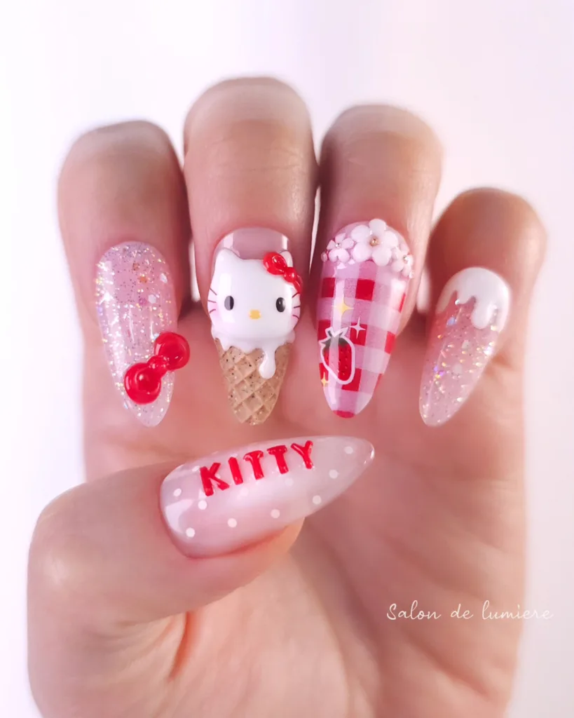 kitty treat nails