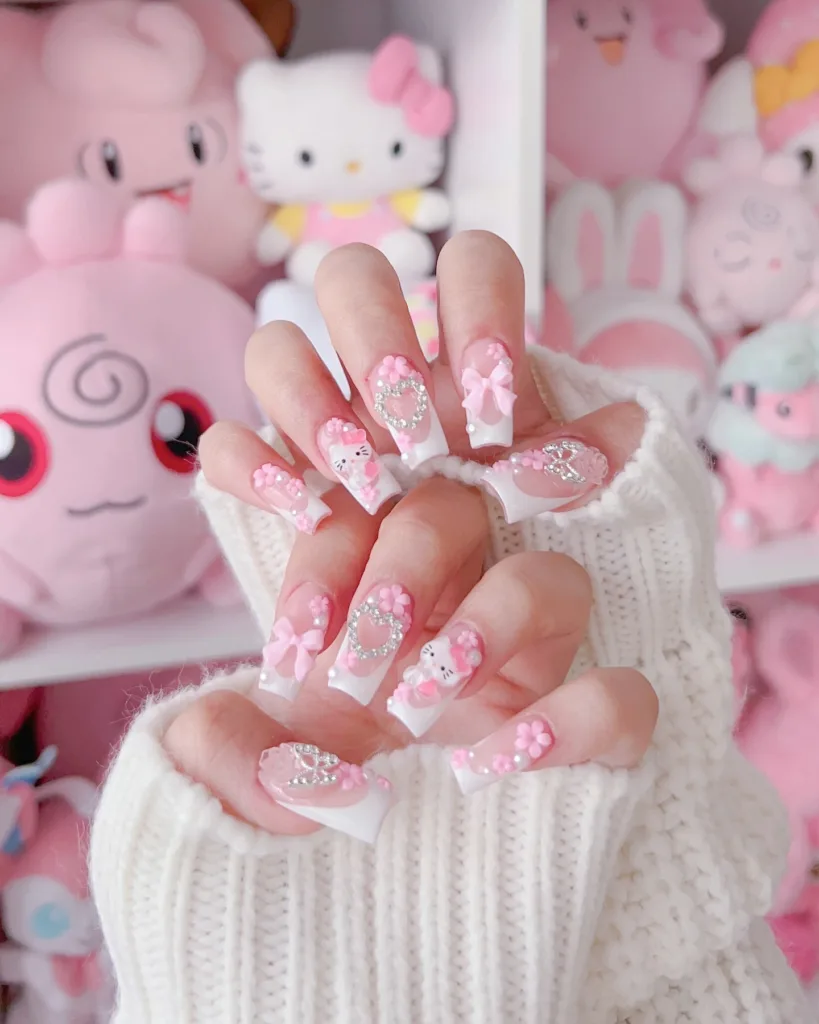 princess charm nails