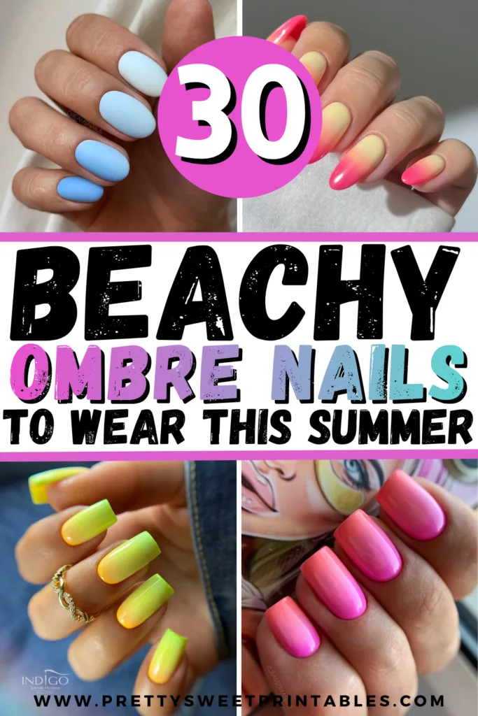 summer ombre nail designs