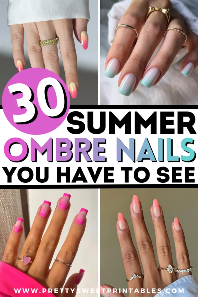 summer ombre nails summer ombre nails