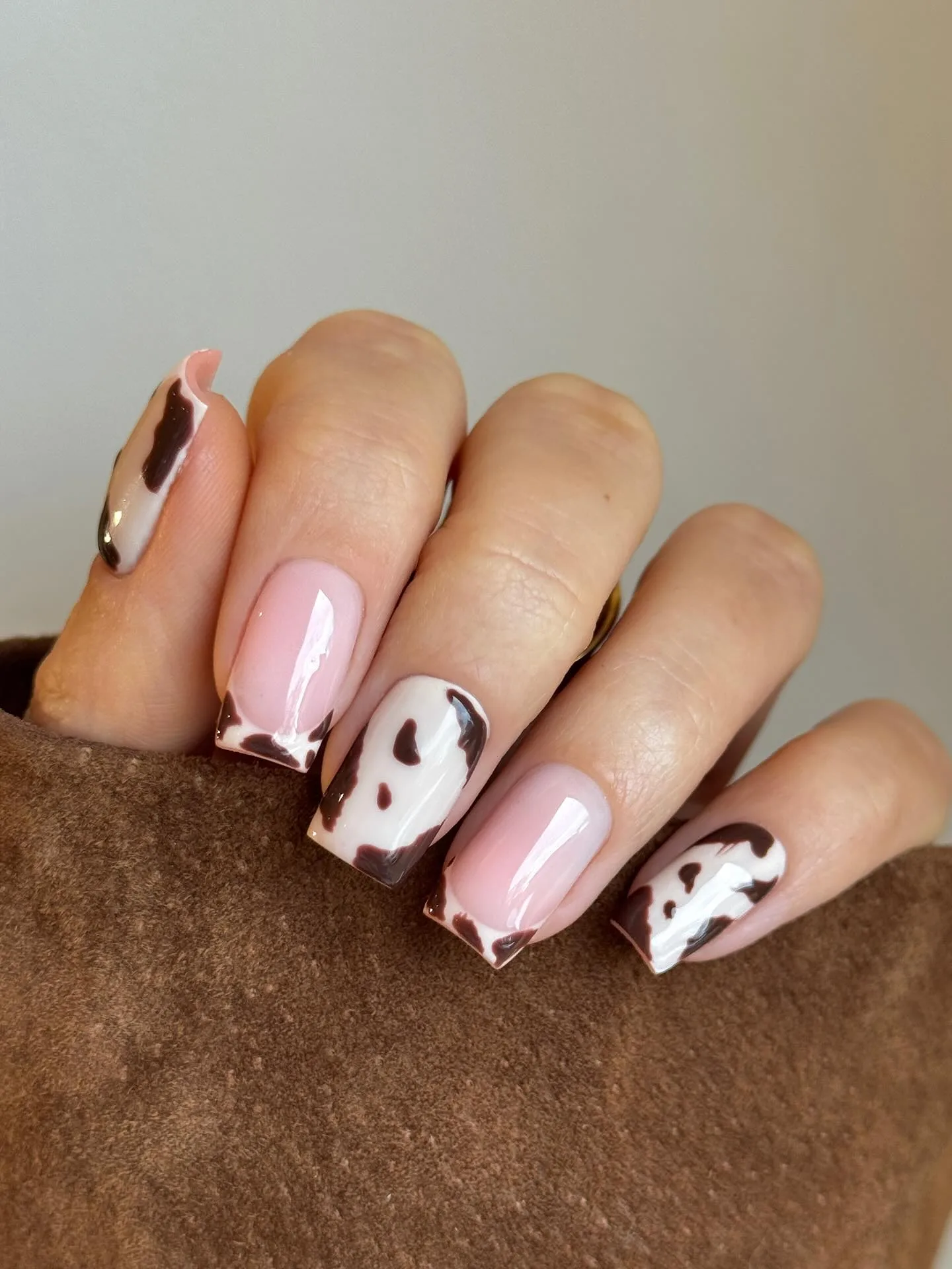 fall cow print