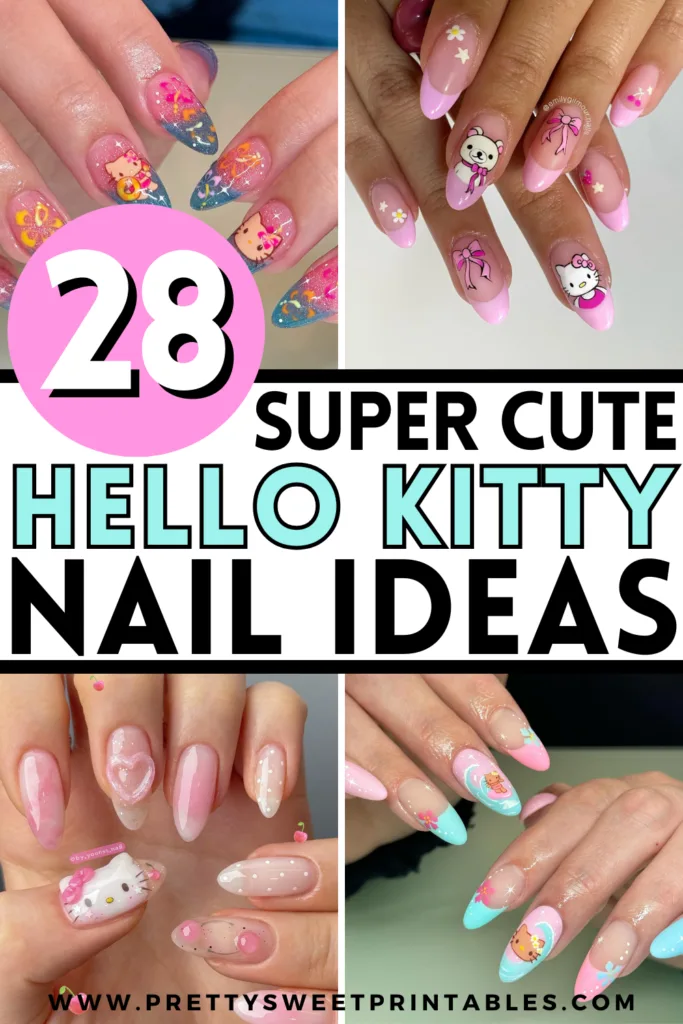hello kitty nails