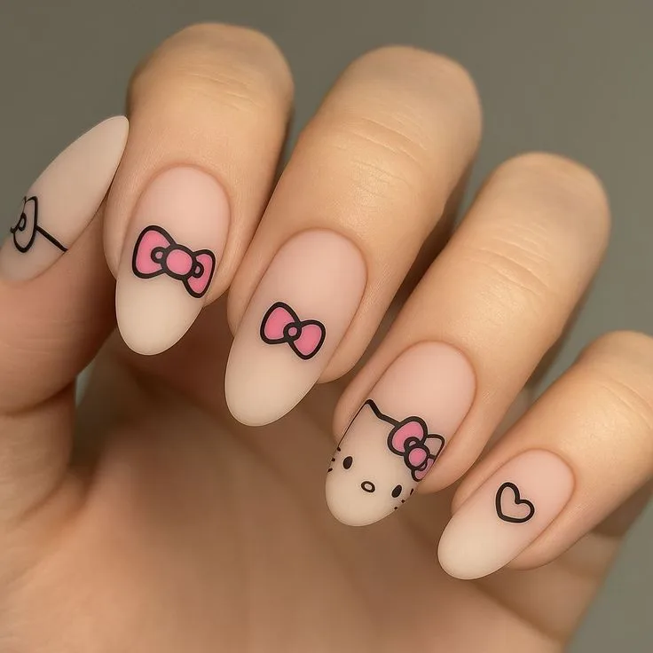 minimal pink bows