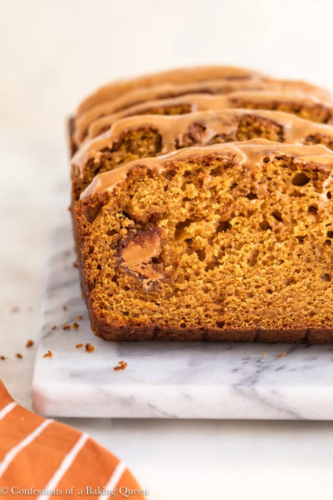 biscoff pumpkin loaf