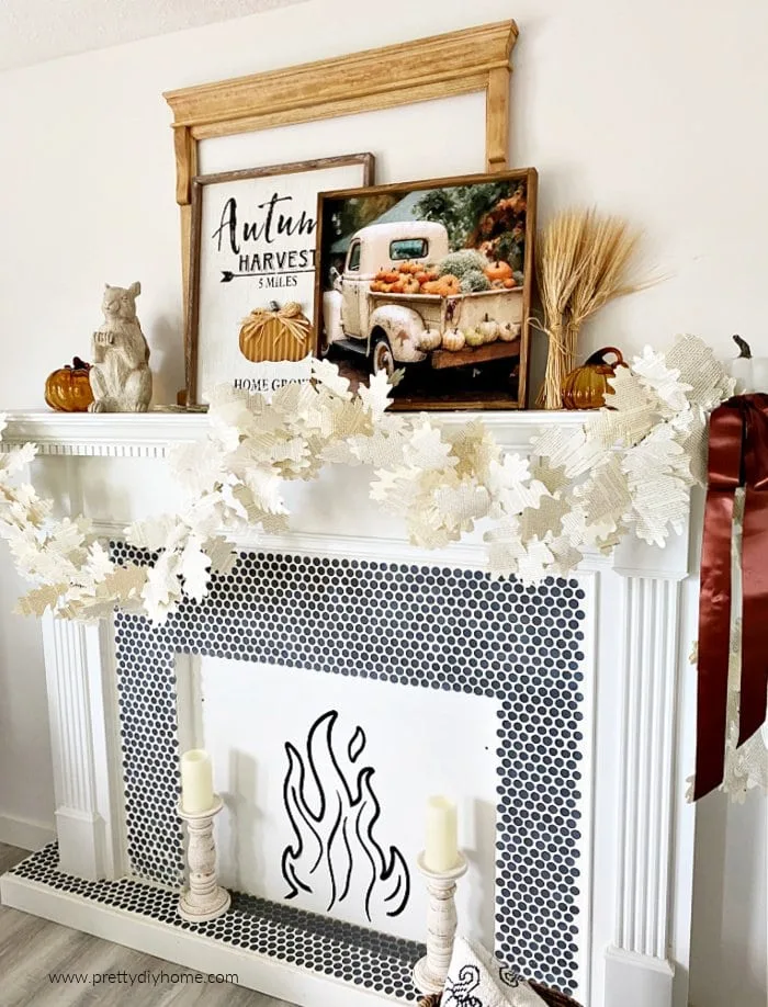fall book page garland craft ideas