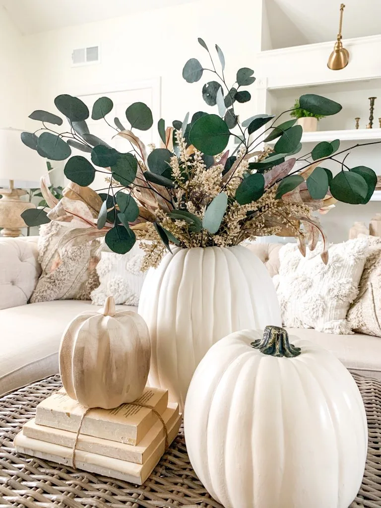 fall pumpkin vase craft diy for adults
