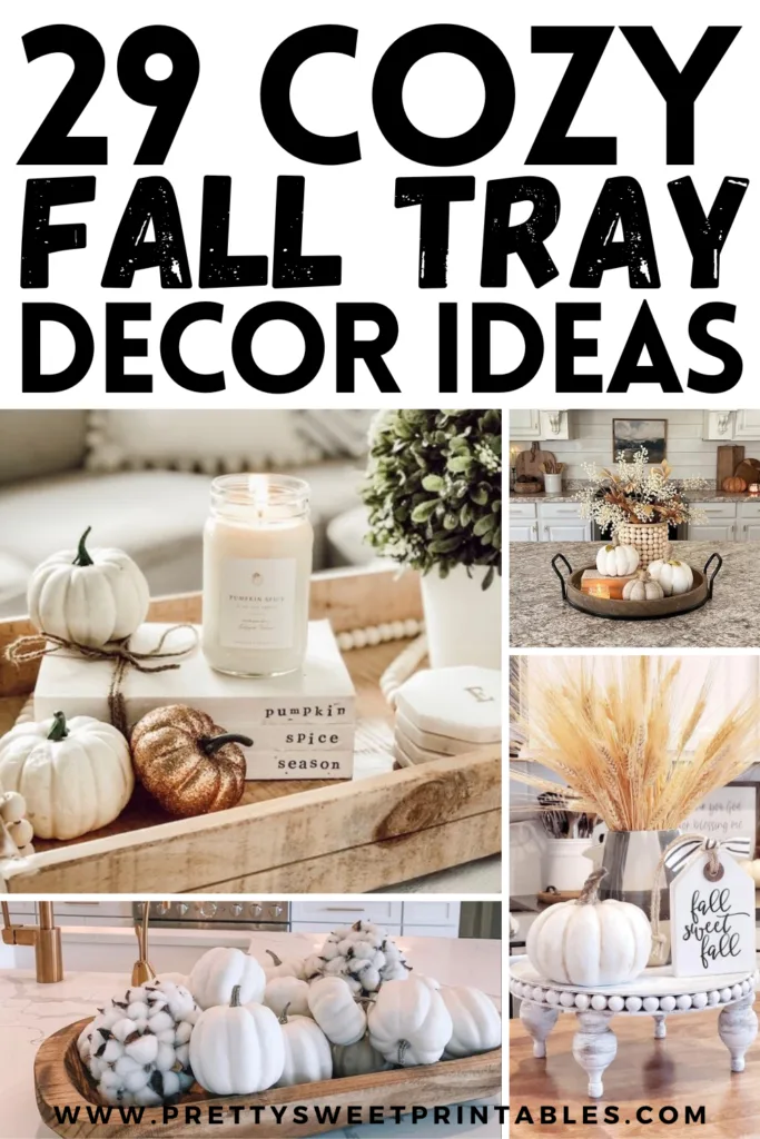 fall tray decor ideas