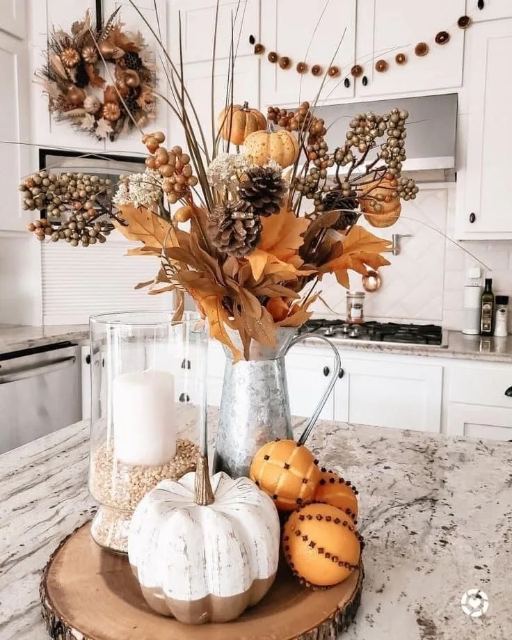 metal pitcher arrangement
