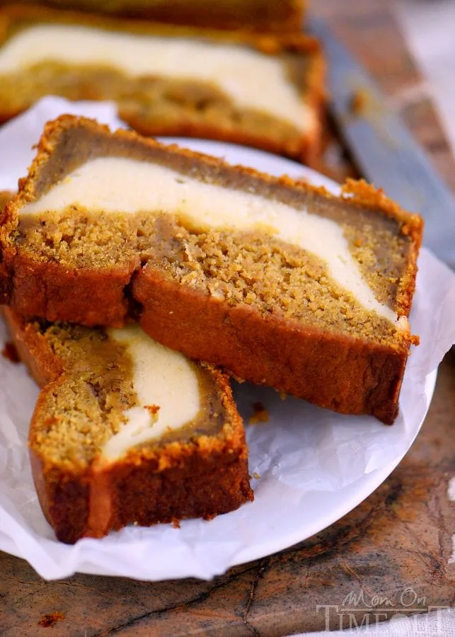 pumpkin cheesecake banana bread