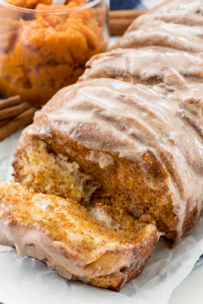 pumpkin pull apart bread