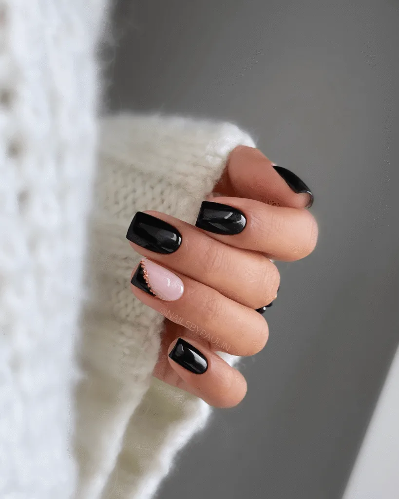 rose gold accent