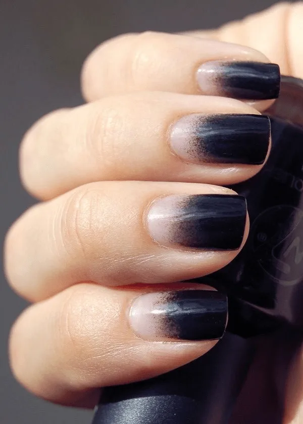 smoky black ombre