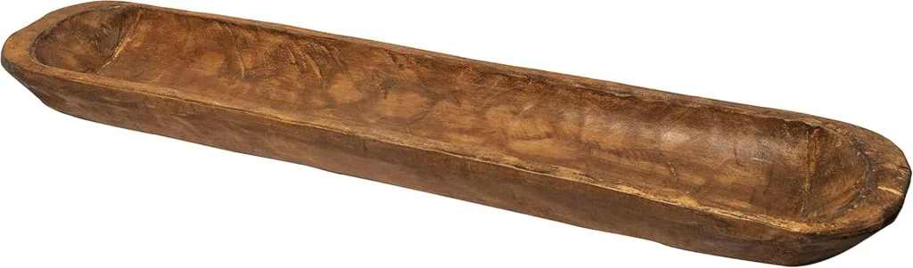 wooden dough bowl