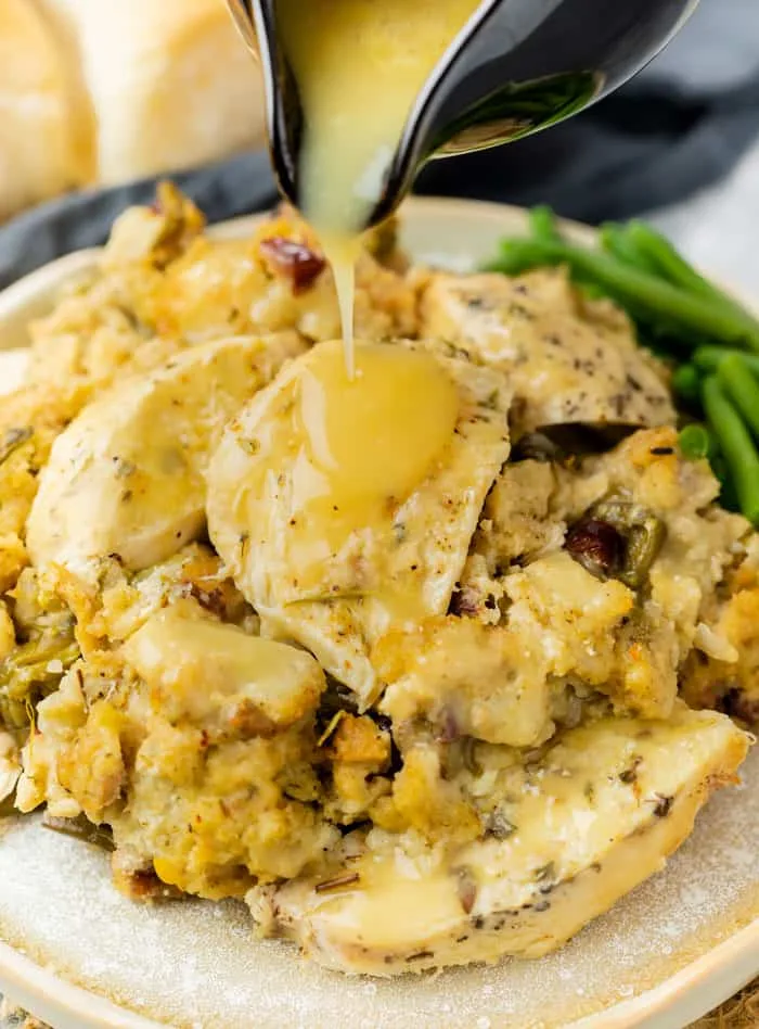Chicken & Stuffing crockpot recipe