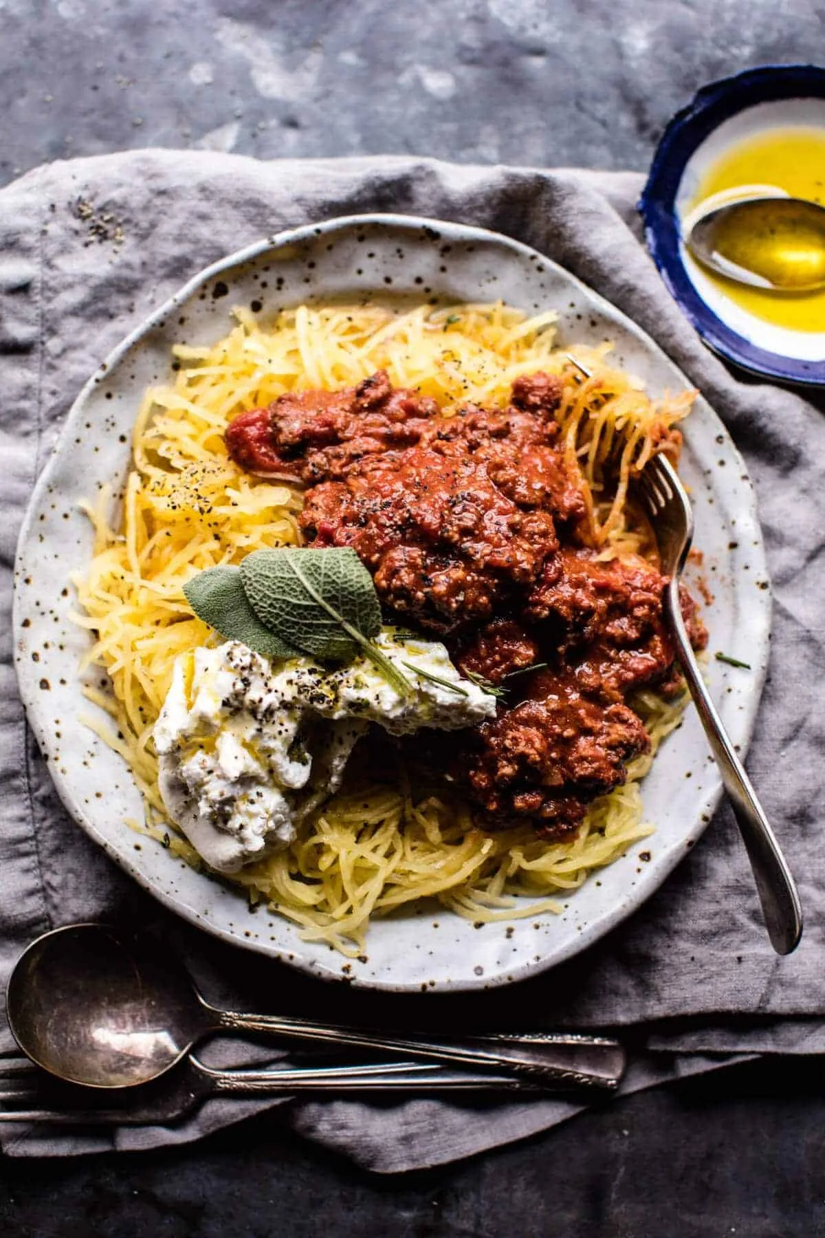 Spaghetti Squash Lasagna Bolognese
