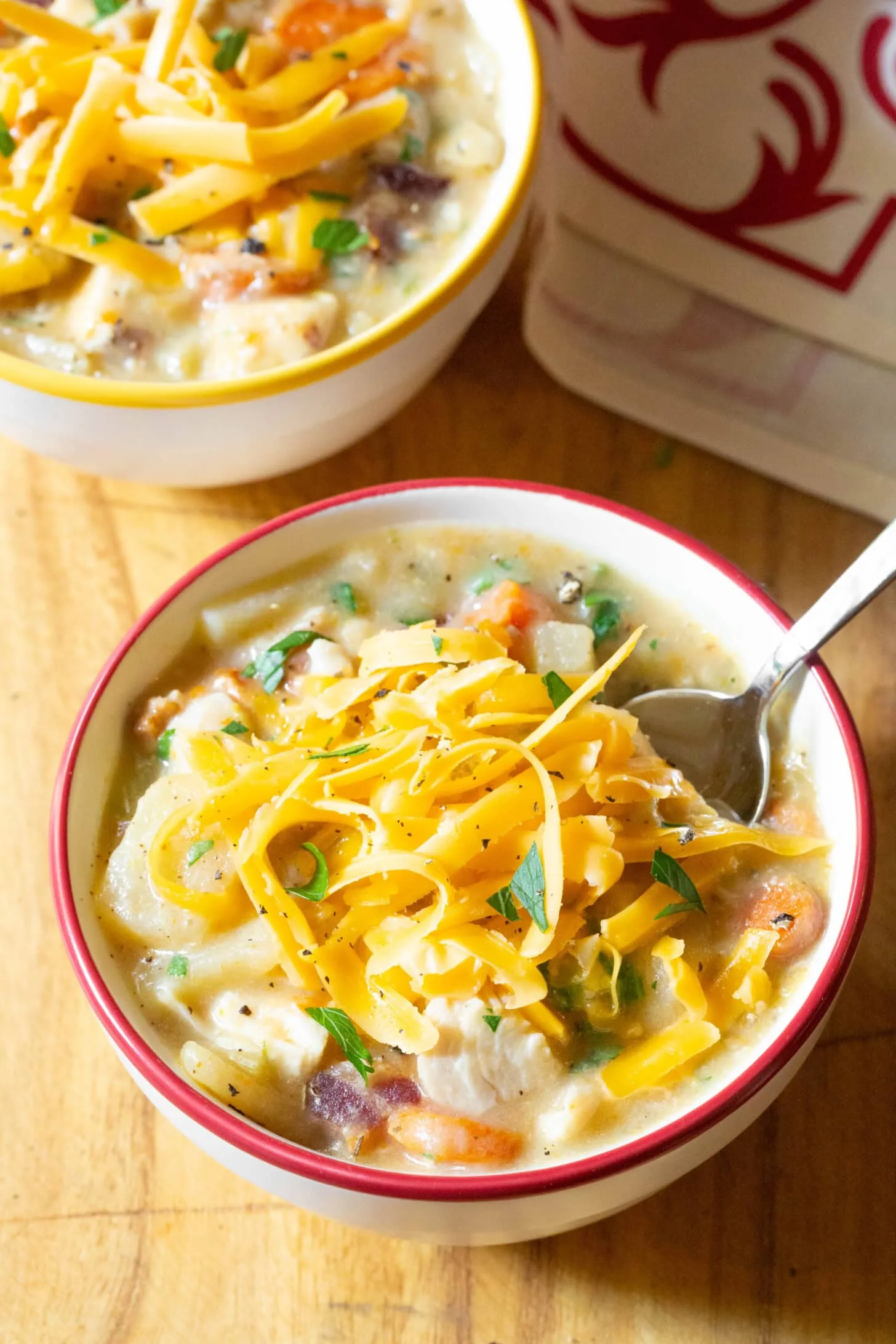 Healthy Chicken Potato Soup