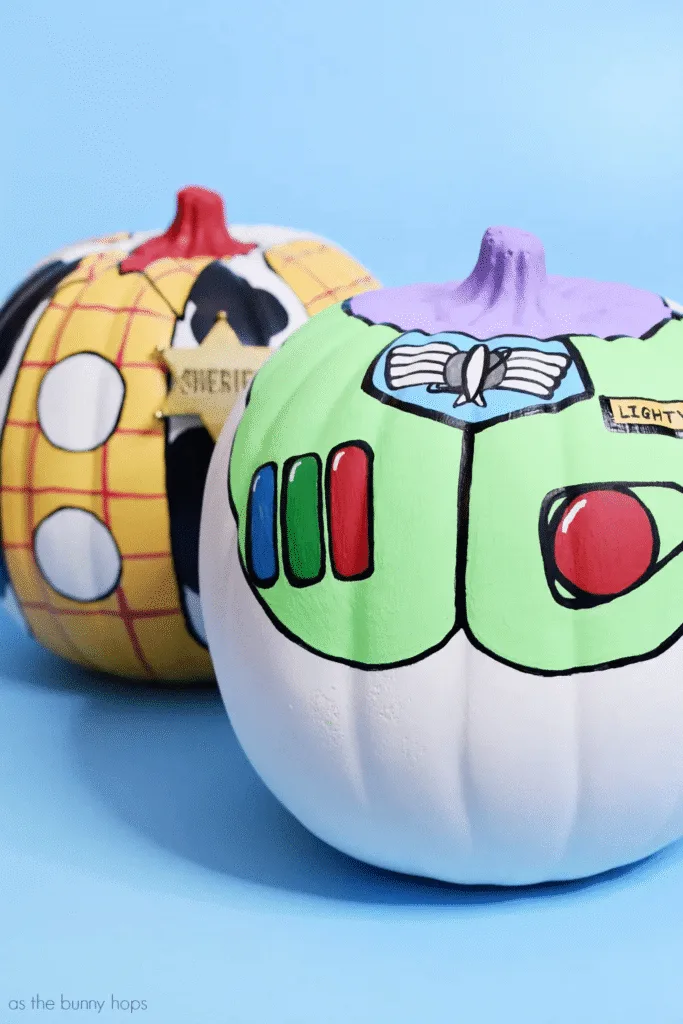buzz & woody pumpkins
