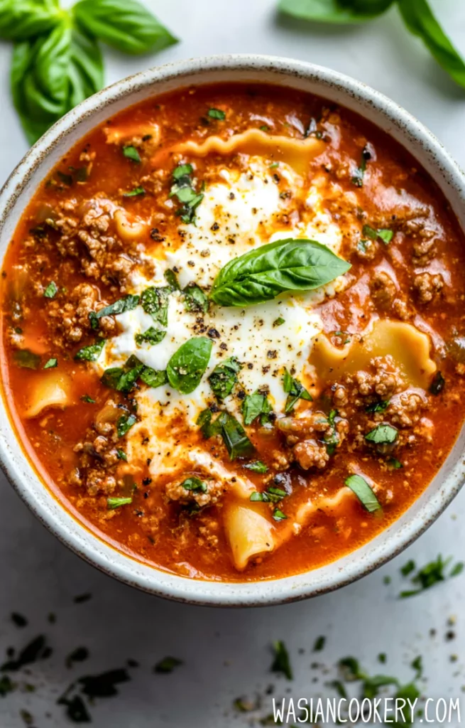 crockpot lasagna soup